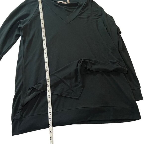 Soft Surroundings Woman size L Long Sleeve Layered Asymmetrical Soft Cozy Blouse - Picture 5 of 8